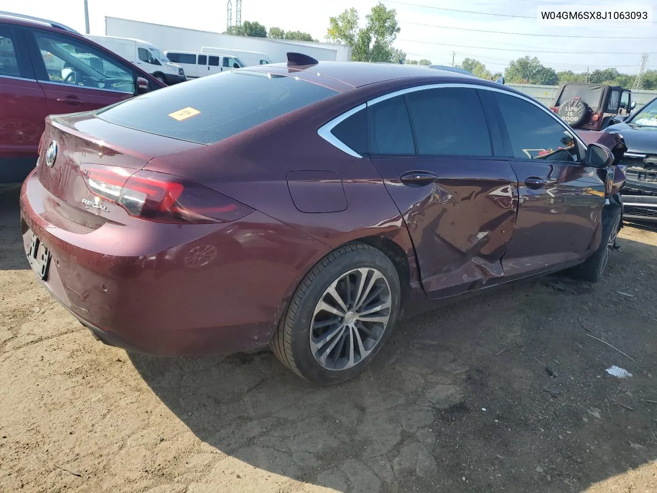 2018 Buick Regal Preferred Ii VIN: W04GM6SX8J1063093 Lot: 68661544