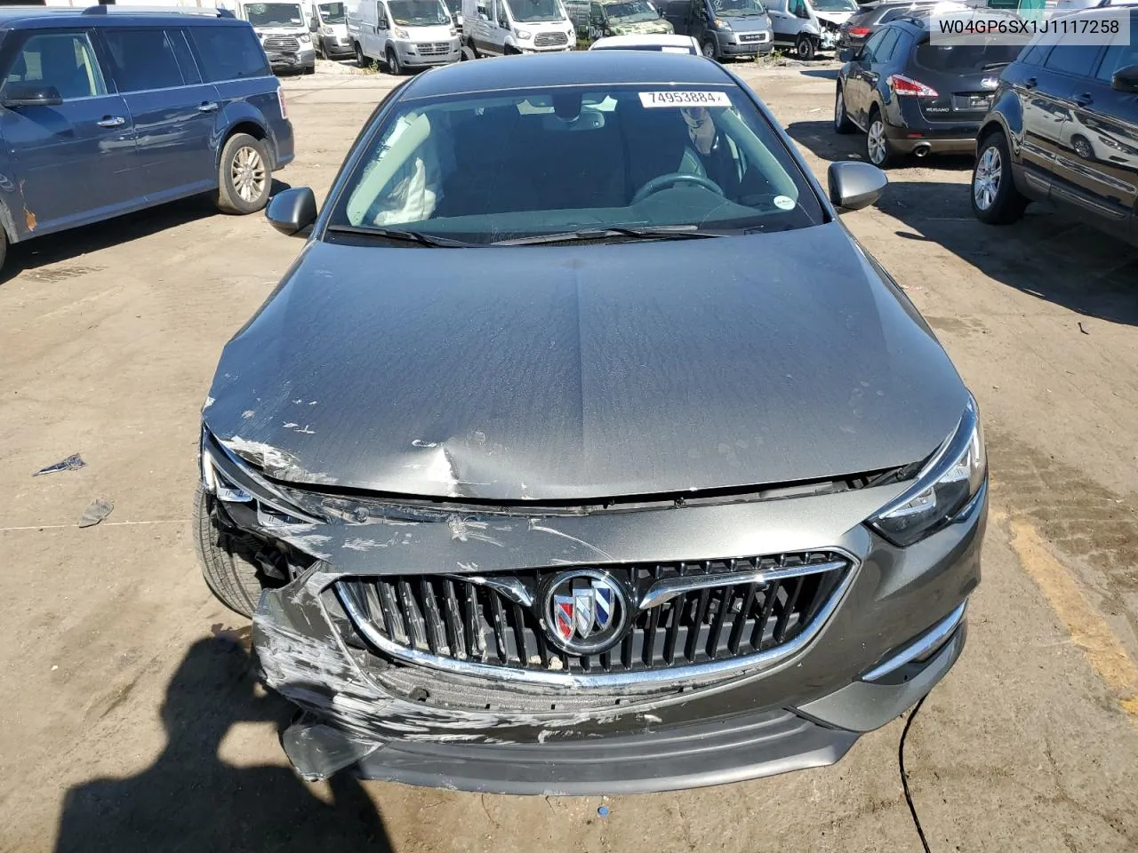 2018 Buick Regal Essence VIN: W04GP6SX1J1117258 Lot: 74953884