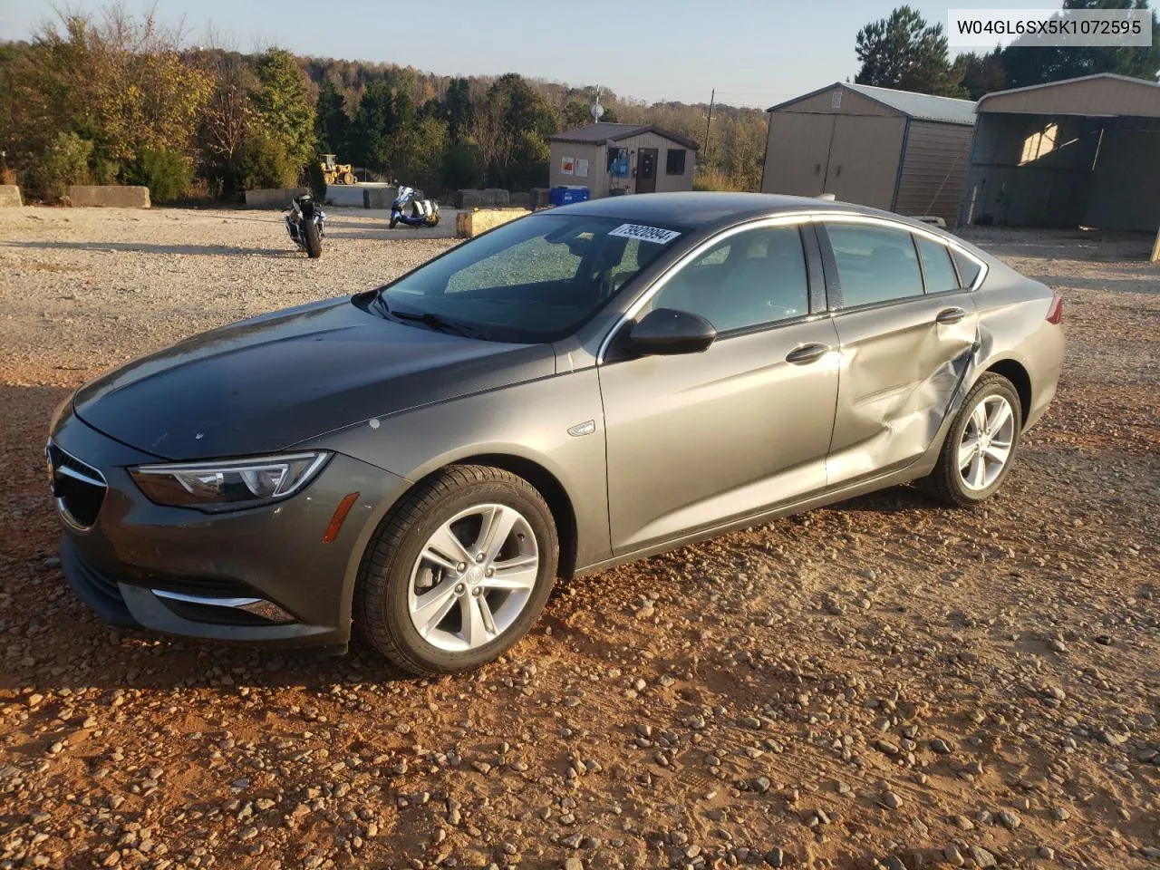 2019 Buick Regal Preferred VIN: W04GL6SX5K1072595 Lot: 79920994