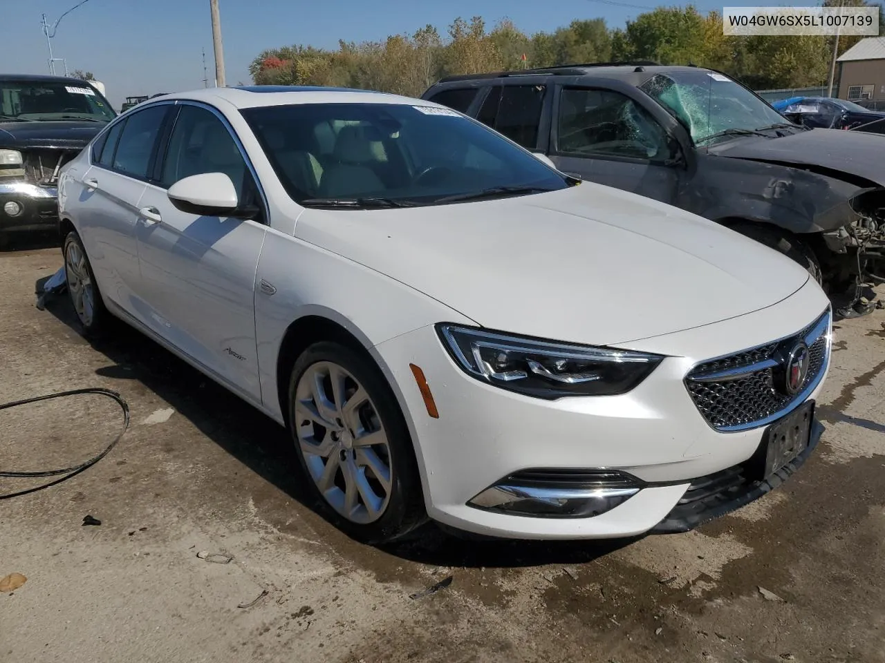 W04GW6SX5L1007139 2020 Buick Regal Avenir