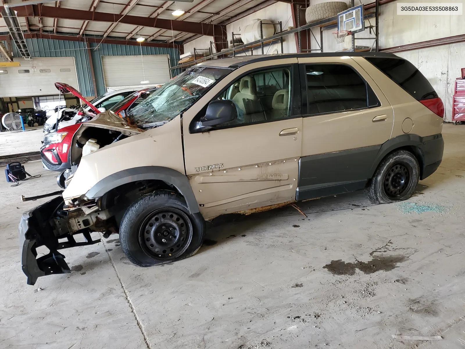 2003 Buick Rendezvous Cx VIN: 3G5DA03E53S508863 Lot: 64240664