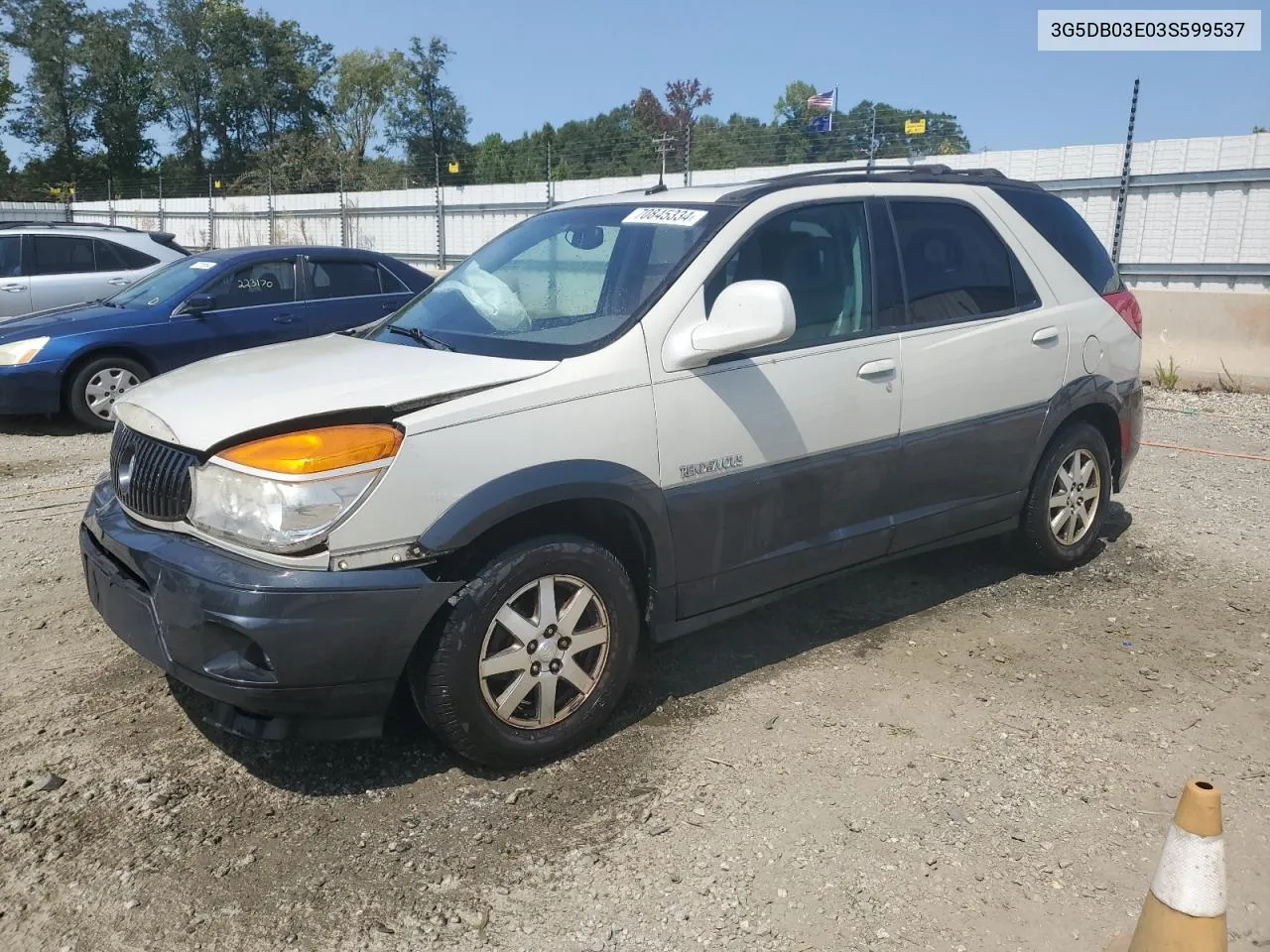 3G5DB03E03S599537 2003 Buick Rendezvous Cx