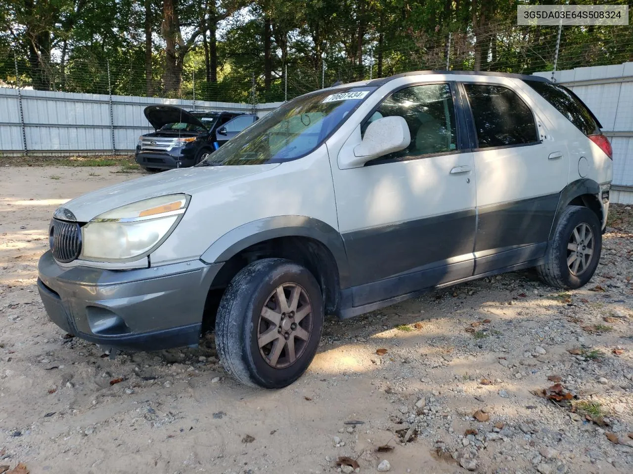 2004 Buick Rendezvous Cx VIN: 3G5DA03E64S508324 Lot: 70607434