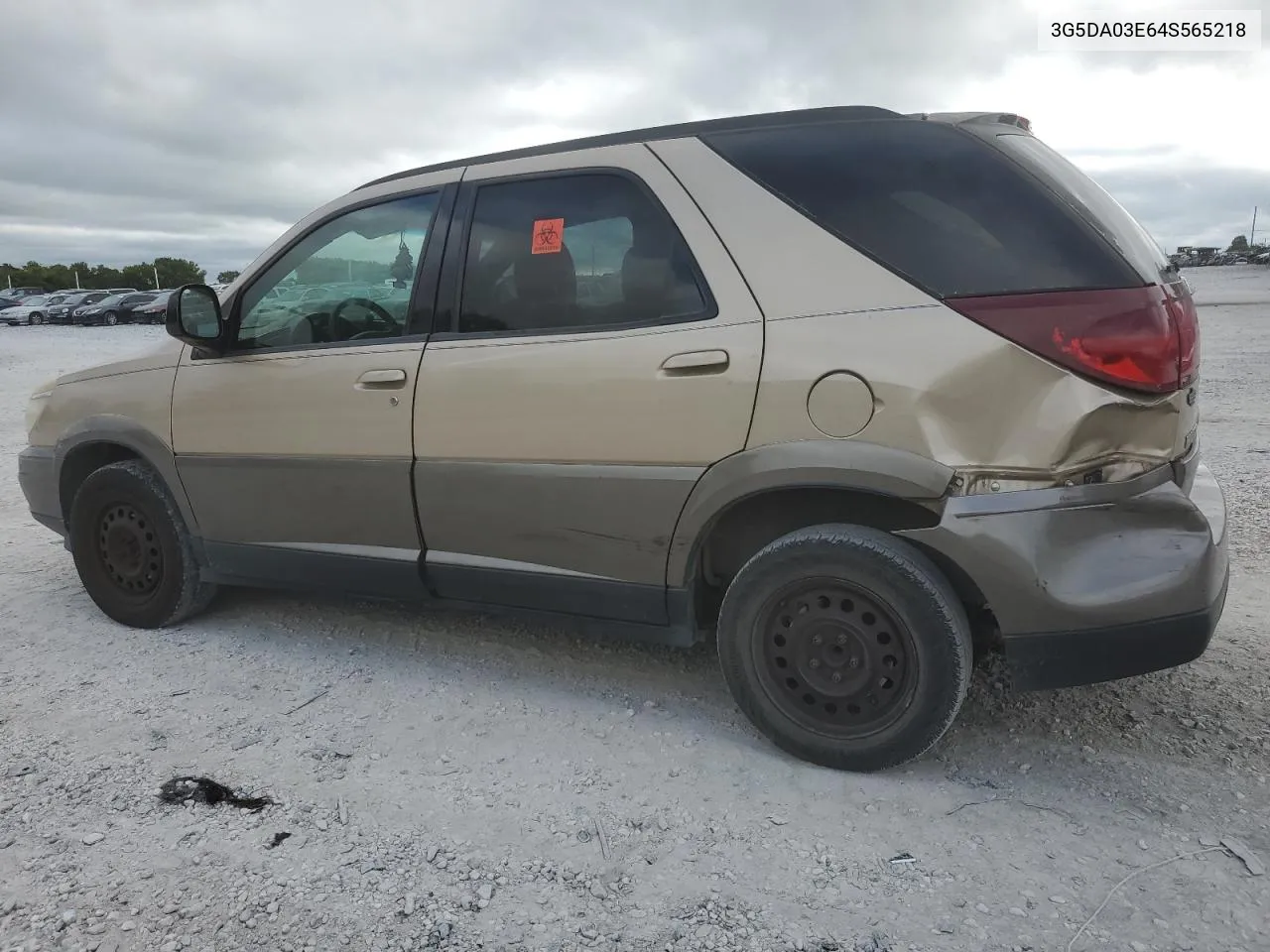 2004 Buick Rendezvous Cx VIN: 3G5DA03E64S565218 Lot: 71630574