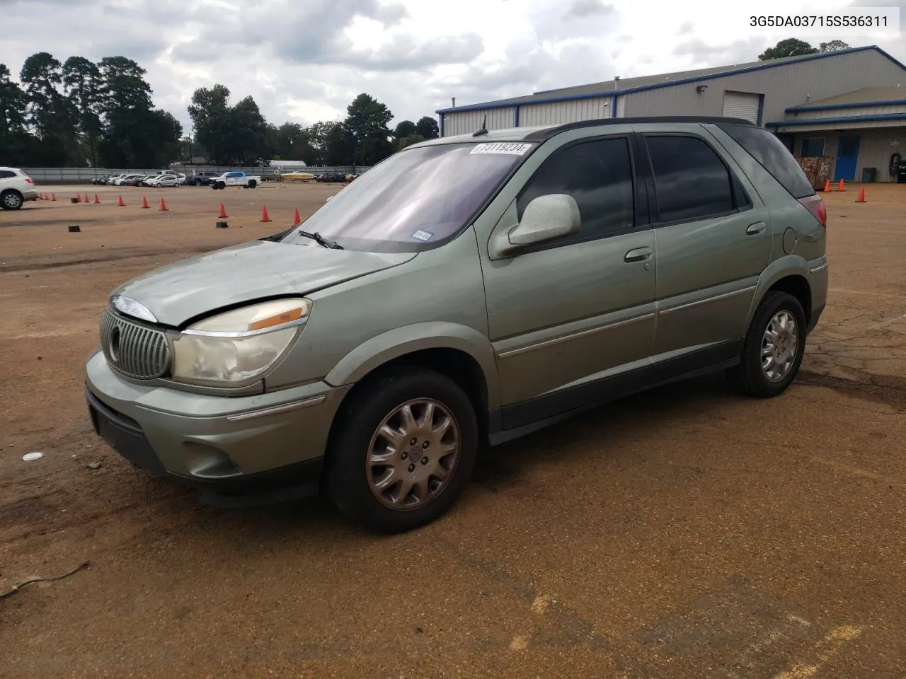 2005 Buick Rendezvous Cx VIN: 3G5DA03715S536311 Lot: 73119234