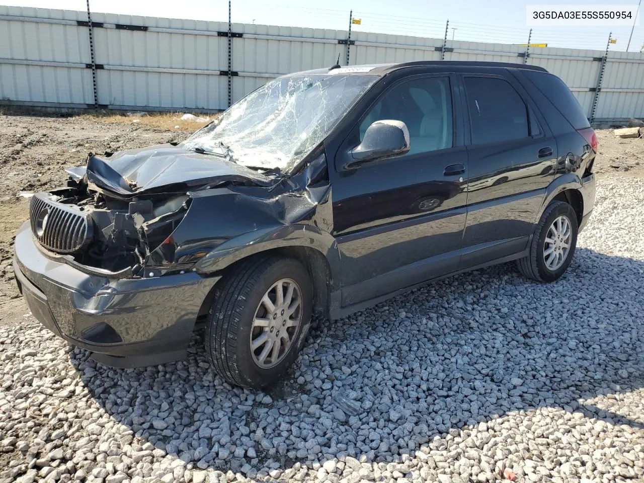 2005 Buick Rendezvous Cx VIN: 3G5DA03E55S550954 Lot: 74268664