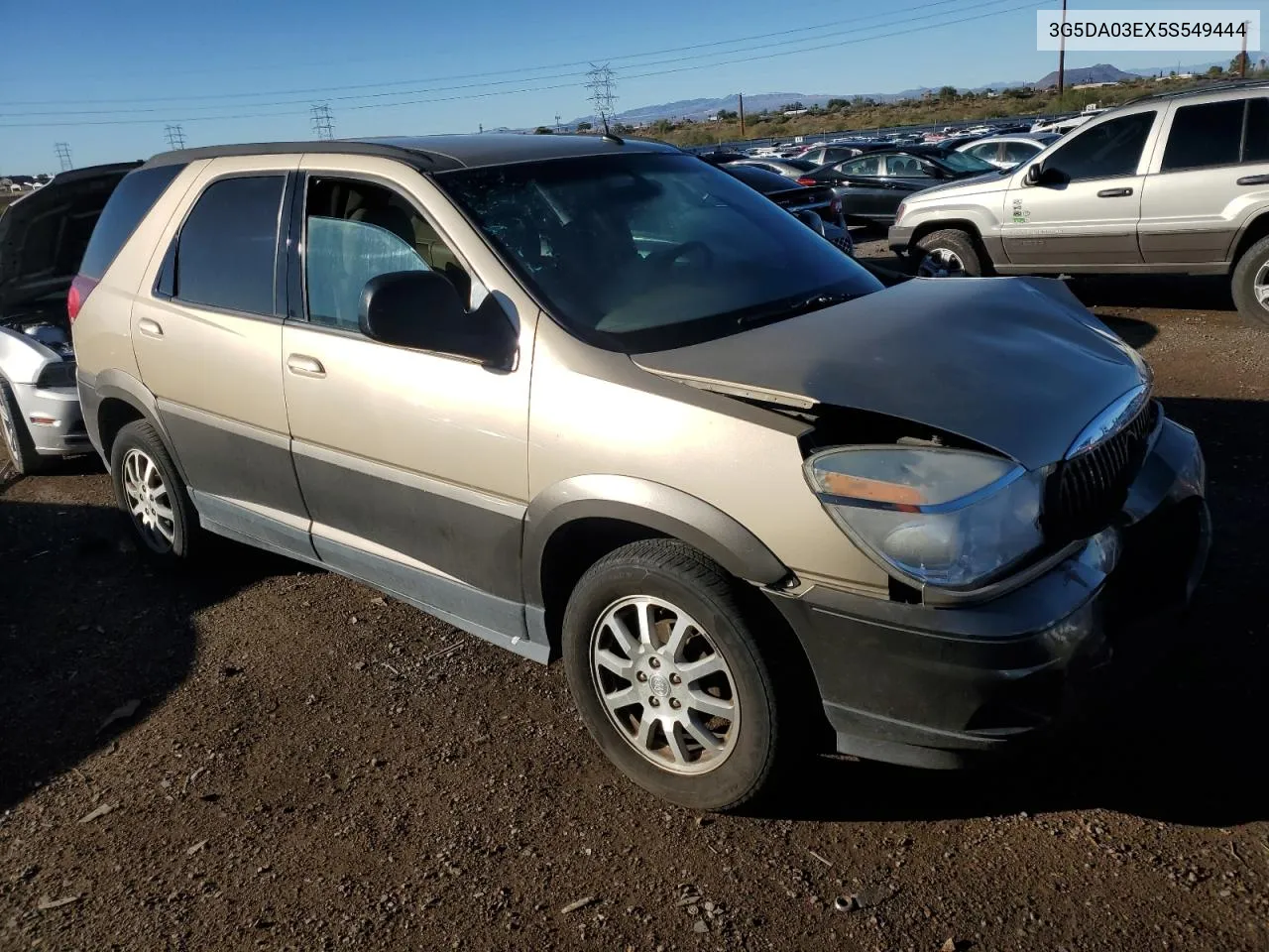 2005 Buick Rendezvous Cx VIN: 3G5DA03EX5S549444 Lot: 79145834