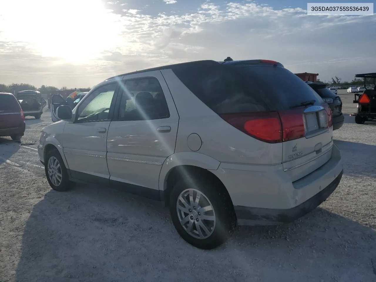 2005 Buick Rendezvous Cx VIN: 3G5DA03755S536439 Lot: 80772404