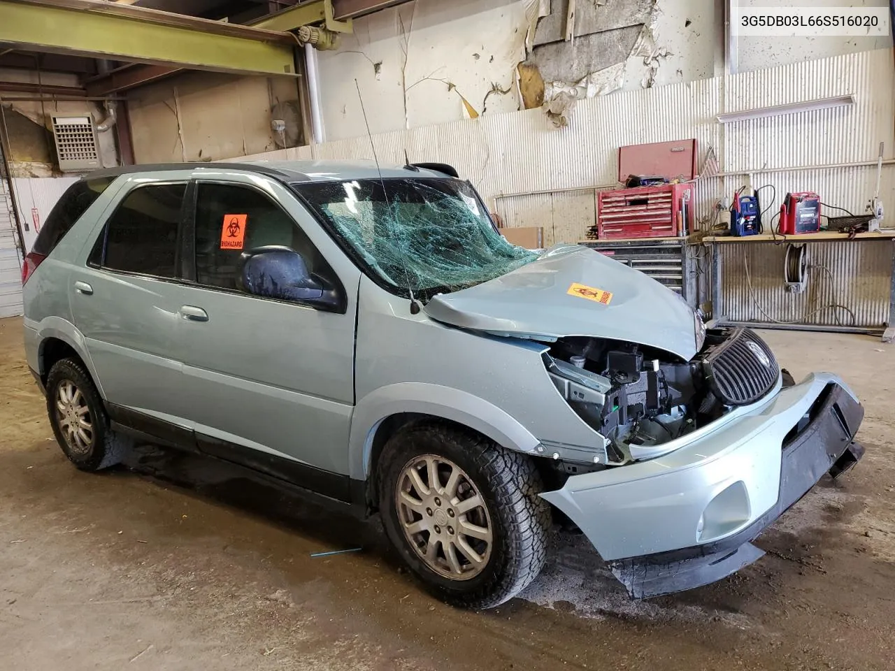 2006 Buick Rendezvous Cx VIN: 3G5DB03L66S516020 Lot: 62562984