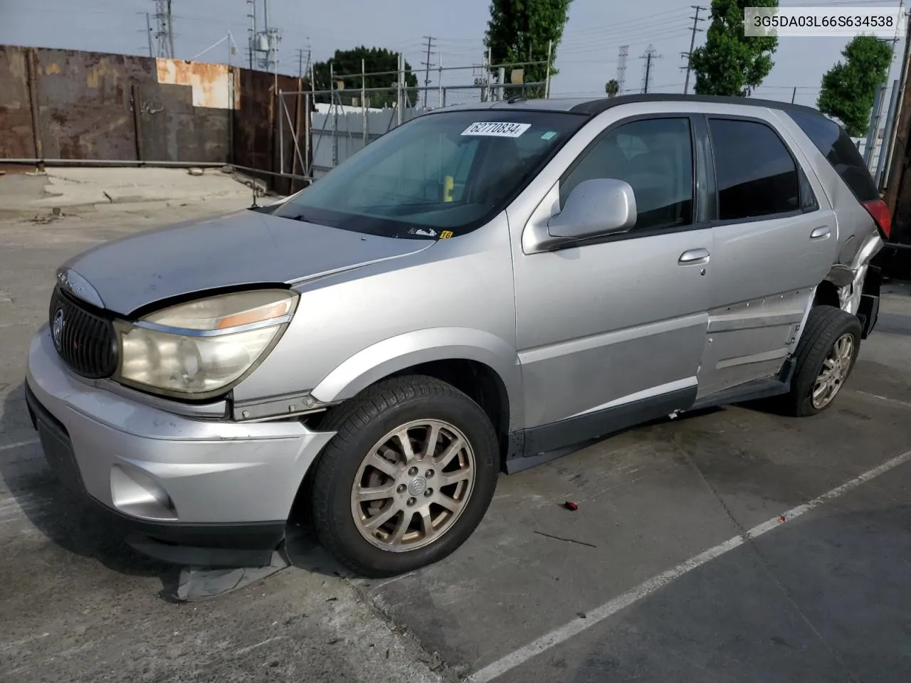 2006 Buick Rendezvous Cx VIN: 3G5DA03L66S634538 Lot: 62770834