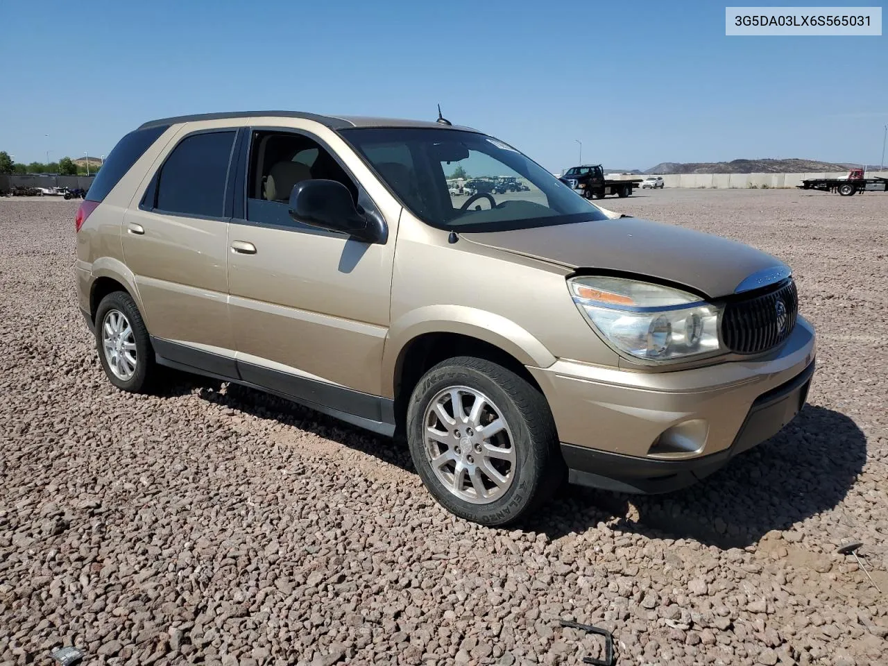 2006 Buick Rendezvous Cx VIN: 3G5DA03LX6S565031 Lot: 67065284