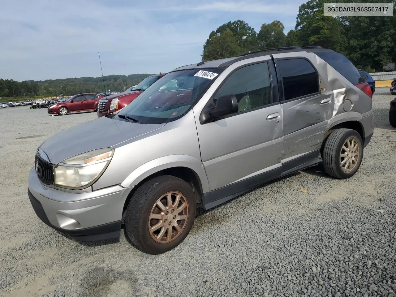 2006 Buick Rendezvous Cx VIN: 3G5DA03L96S567417 Lot: 71186474