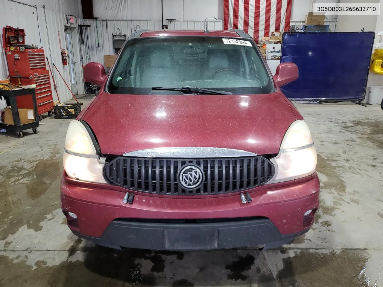 2006 Buick Rendezvous Cx VIN: 3G5DB03L26S633710 Lot: 72152994