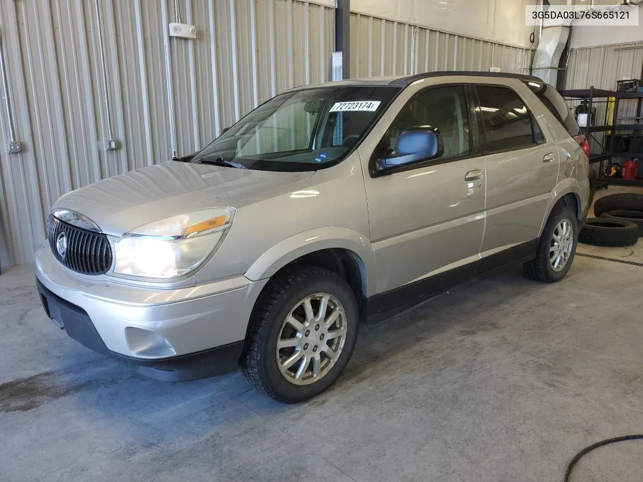 2006 Buick Rendezvous Cx VIN: 3G5DA03L76S665121 Lot: 72723174