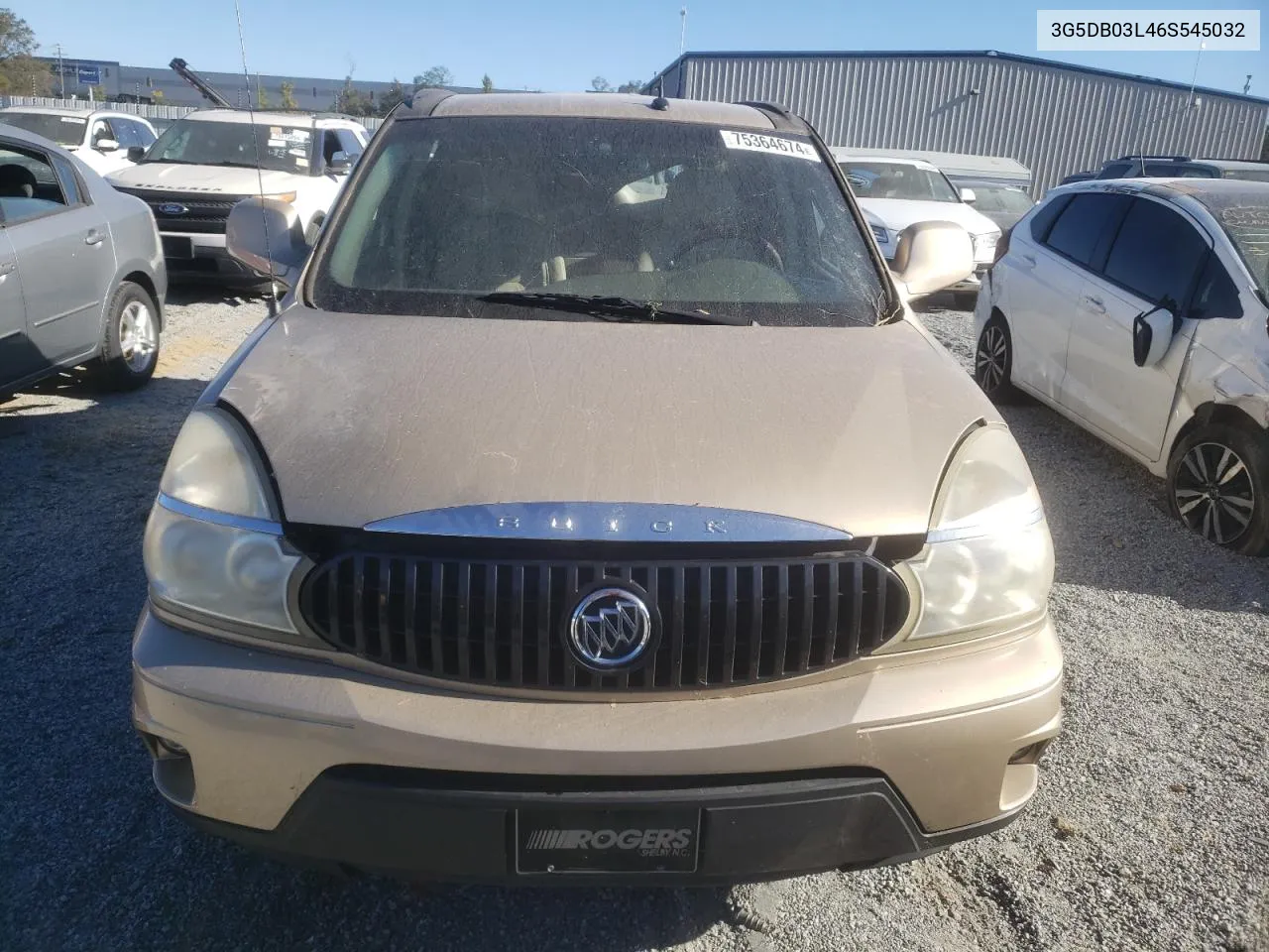 2006 Buick Rendezvous Cx VIN: 3G5DB03L46S545032 Lot: 75364674