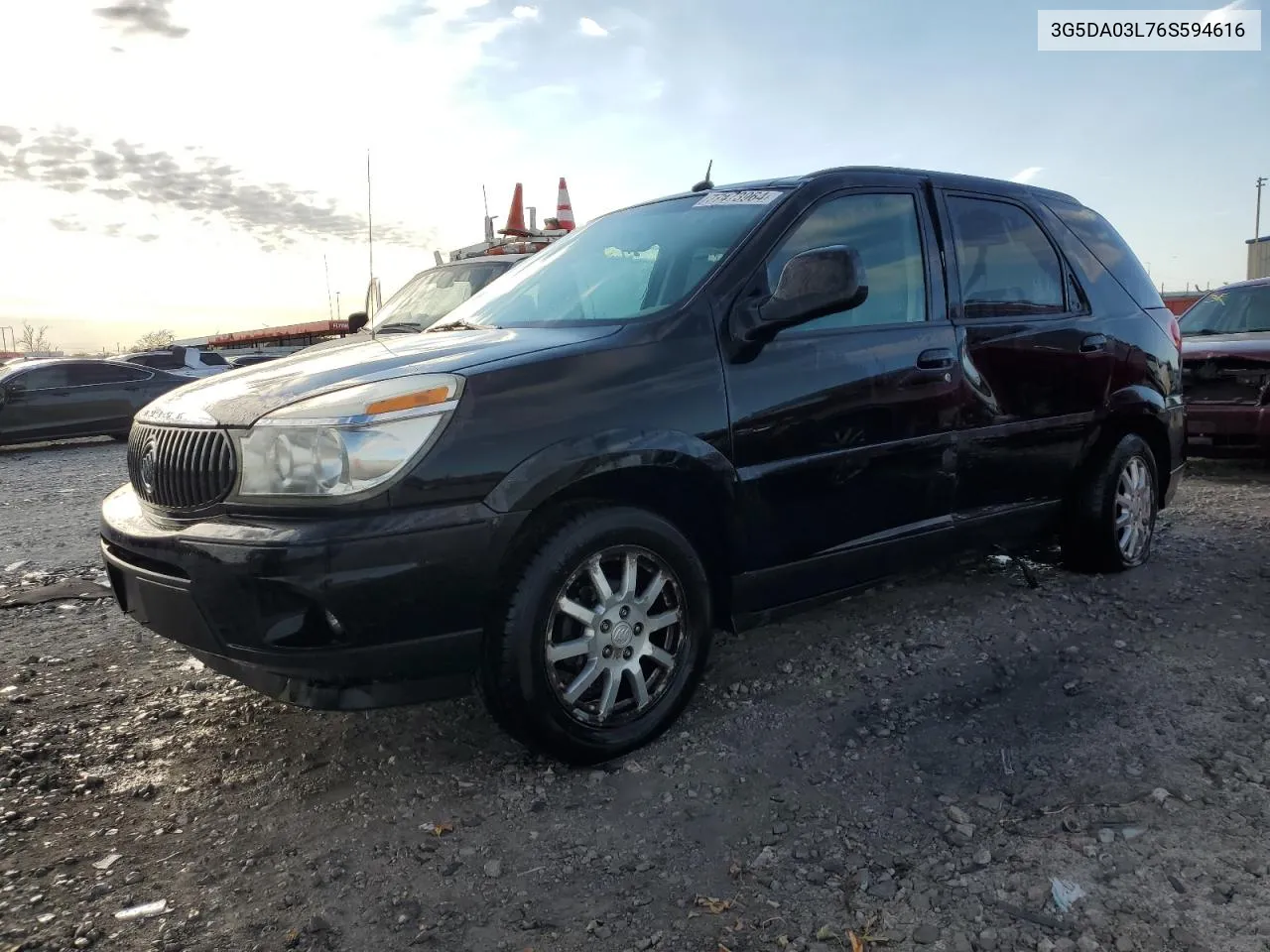 2006 Buick Rendezvous Cx VIN: 3G5DA03L76S594616 Lot: 77473964