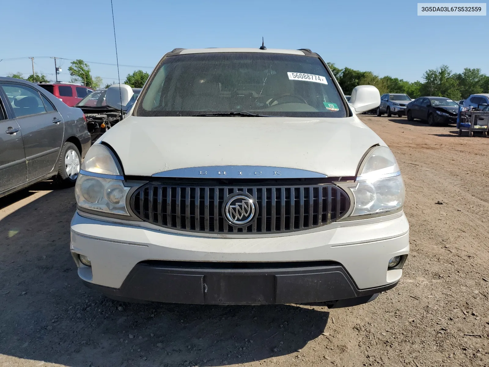 2007 Buick Rendezvous Cx VIN: 3G5DA03L67S532559 Lot: 56088774