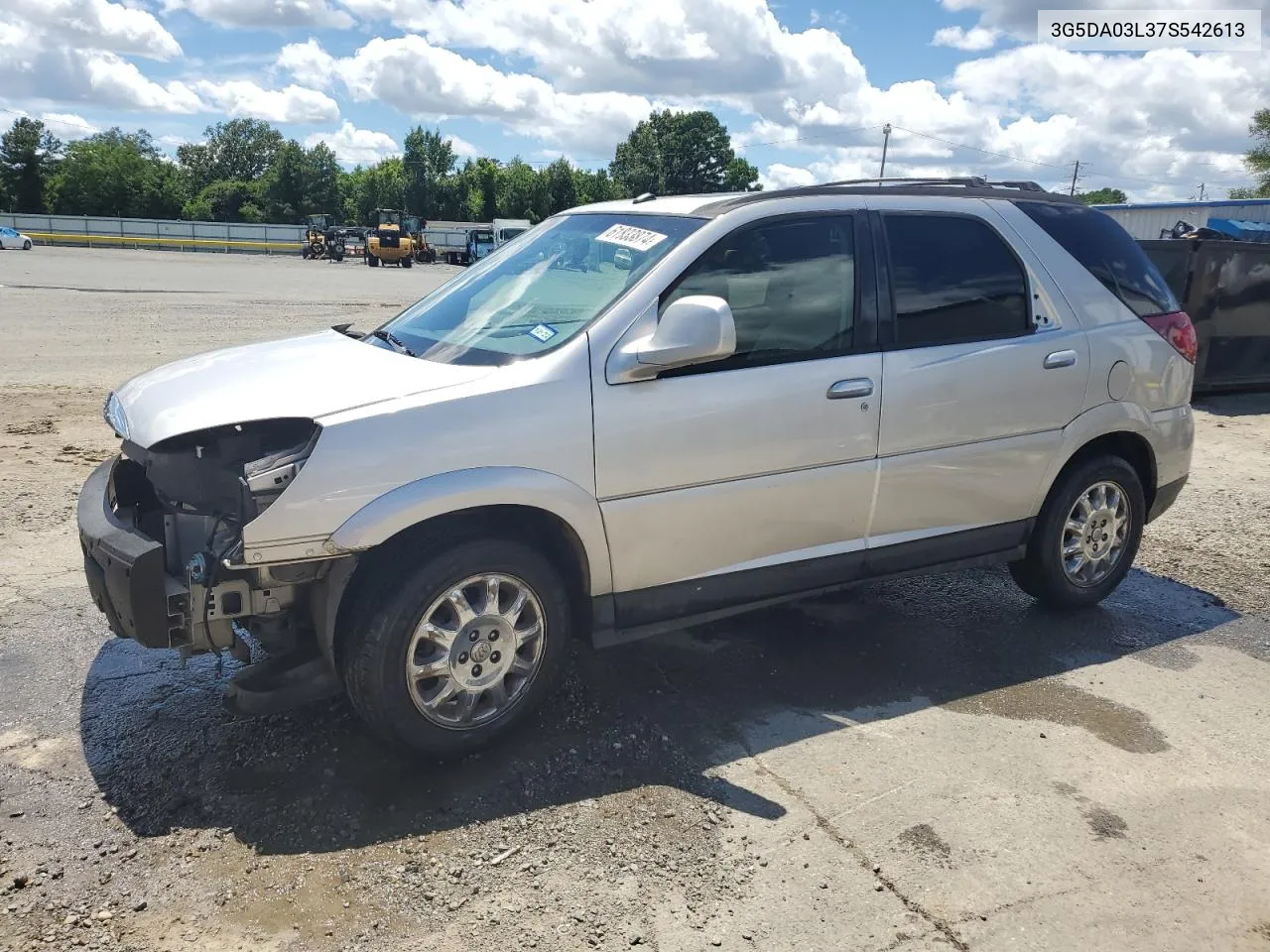 2007 Buick Rendezvous Cx VIN: 3G5DA03L37S542613 Lot: 61833874