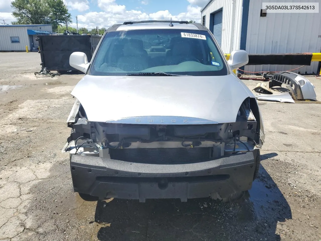 2007 Buick Rendezvous Cx VIN: 3G5DA03L37S542613 Lot: 61833874