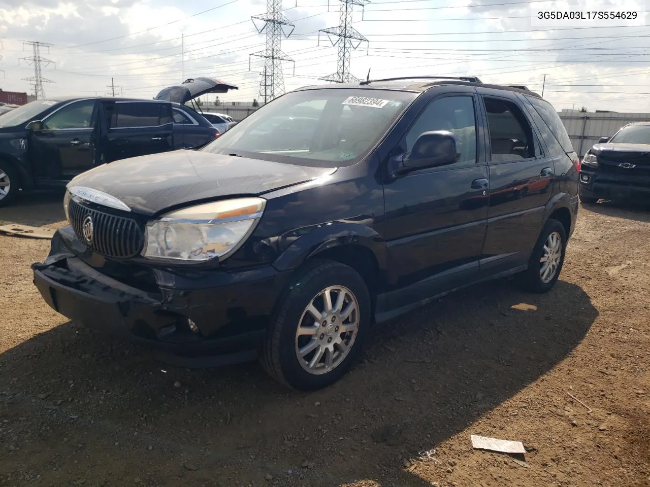 2007 Buick Rendezvous Cx VIN: 3G5DA03L17S554629 Lot: 66982394