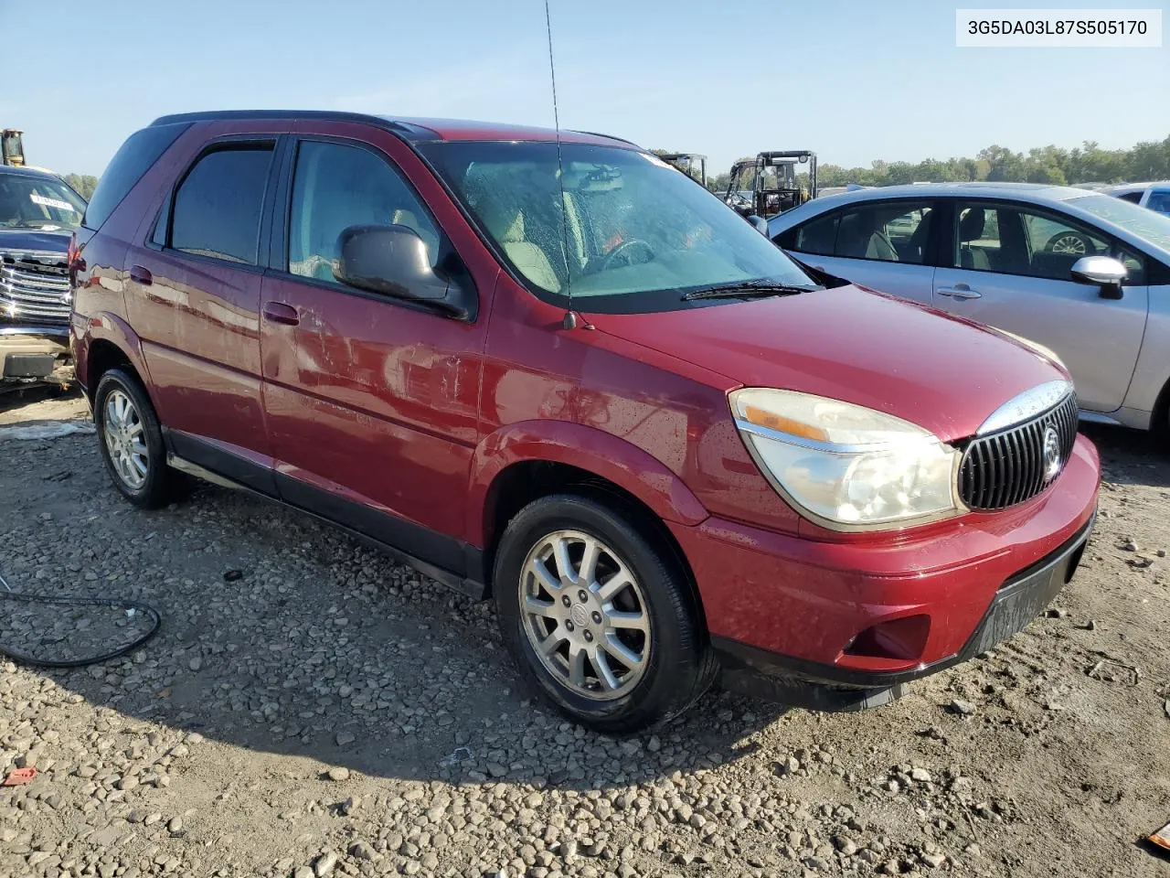 2007 Buick Rendezvous Cx VIN: 3G5DA03L87S505170 Lot: 71892014