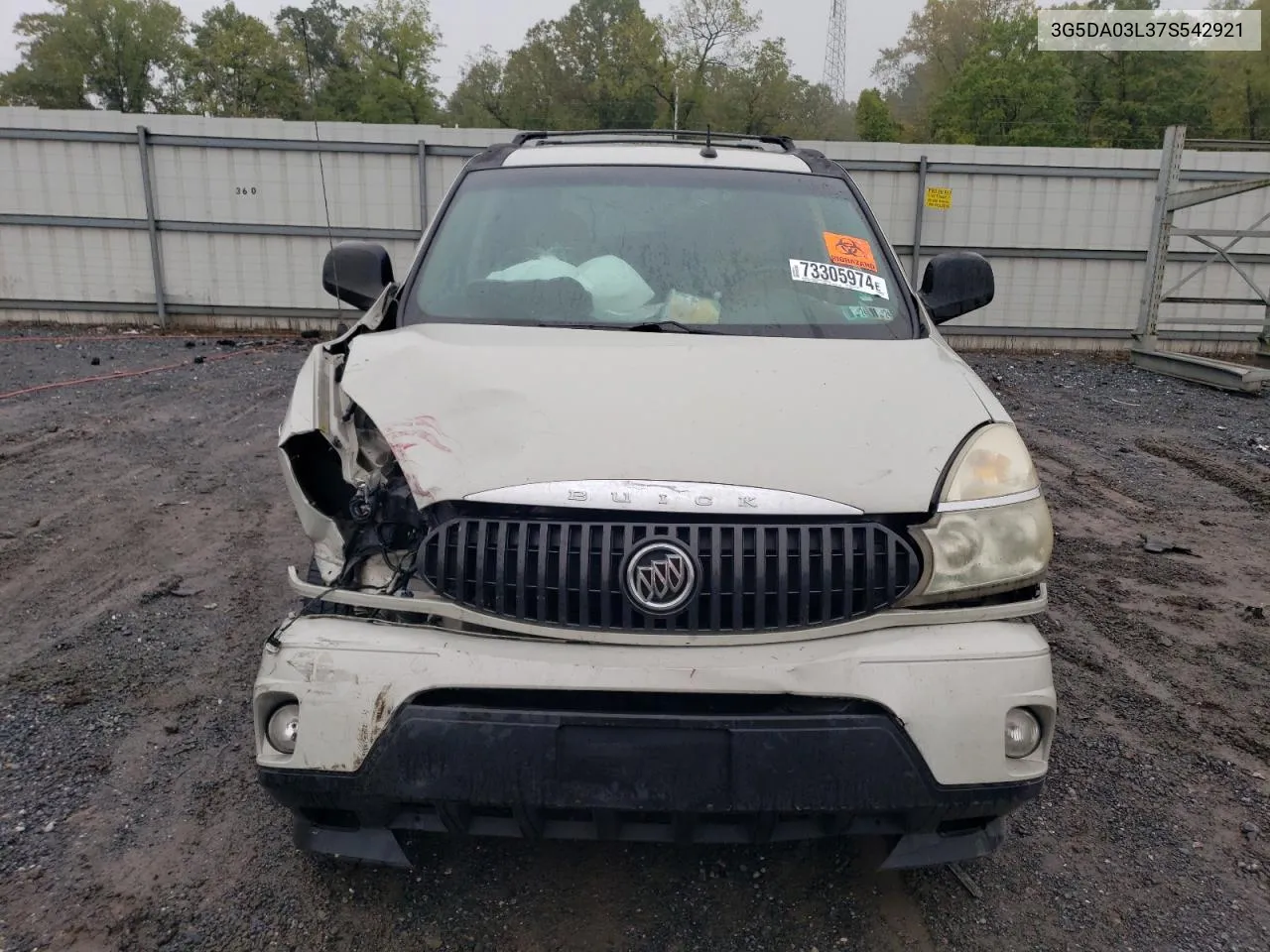 2007 Buick Rendezvous Cx VIN: 3G5DA03L37S542921 Lot: 73305974