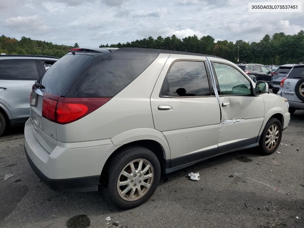 2007 Buick Rendezvous Cx VIN: 3G5DA03L07S537451 Lot: 73319894