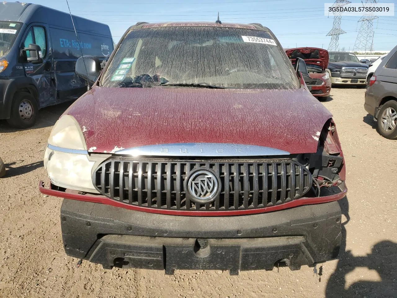 2007 Buick Rendezvous Cx VIN: 3G5DA03L57S503019 Lot: 73553744