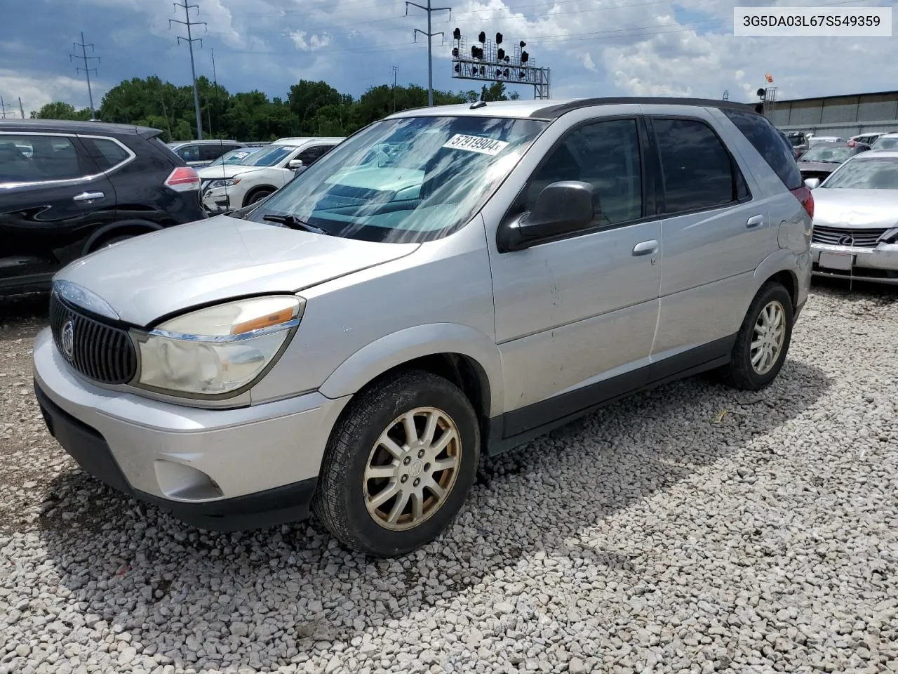 2007 Buick Rendezvous Cx VIN: 3G5DA03L67S549359 Lot: 73569994