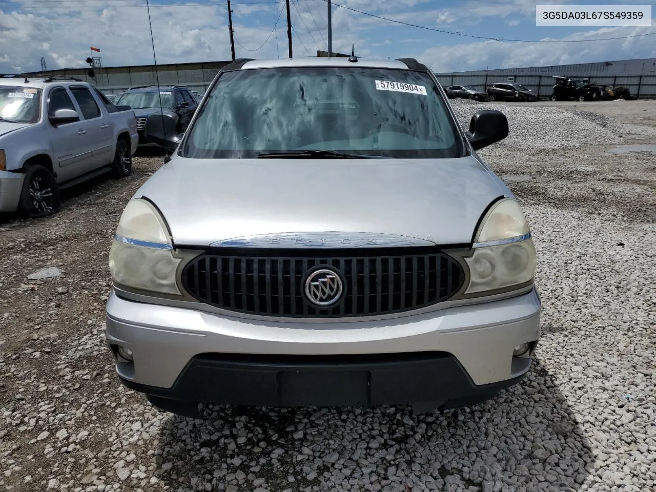 2007 Buick Rendezvous Cx VIN: 3G5DA03L67S549359 Lot: 73569994