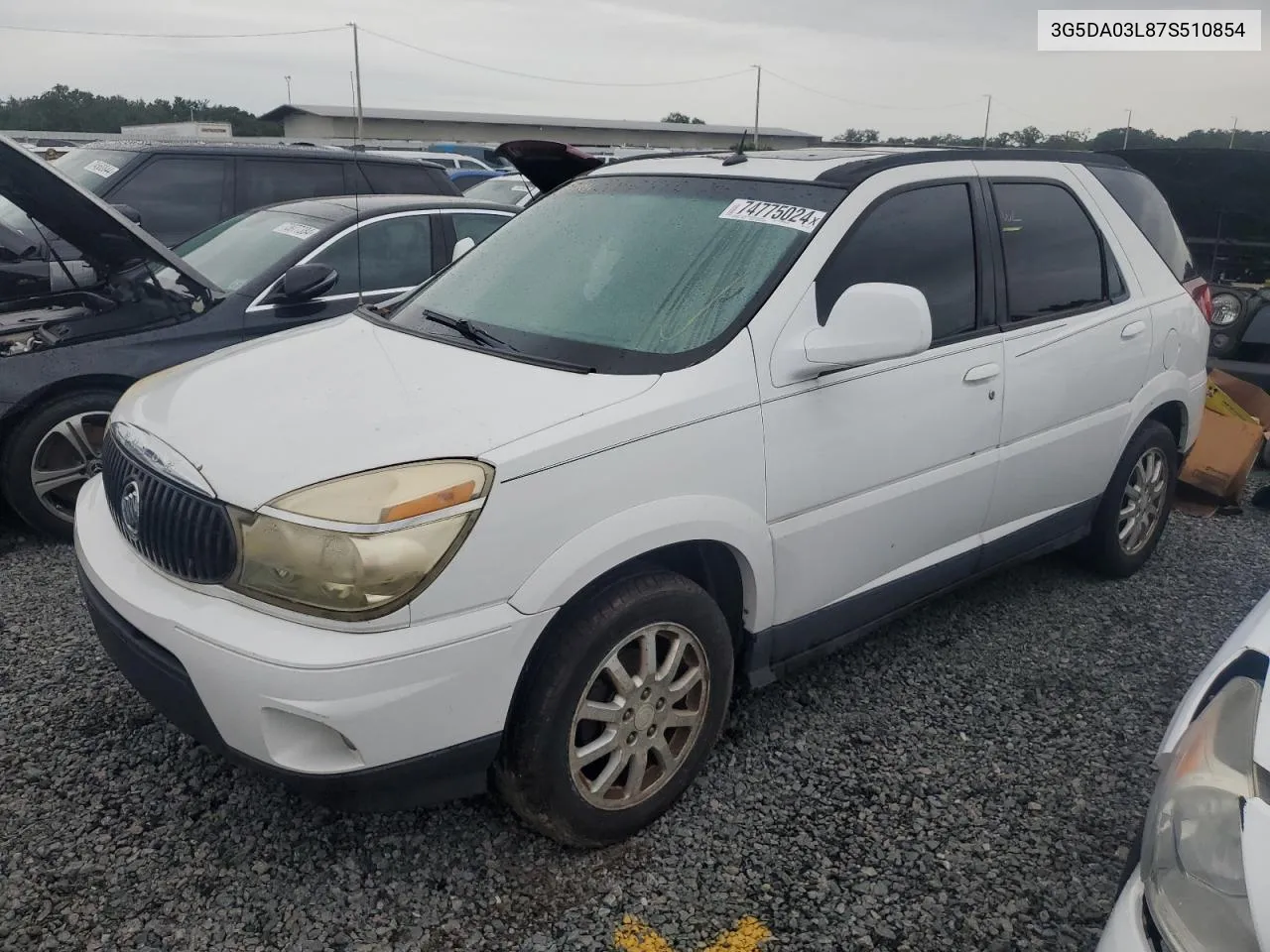 2007 Buick Rendezvous Cx VIN: 3G5DA03L87S510854 Lot: 74775024