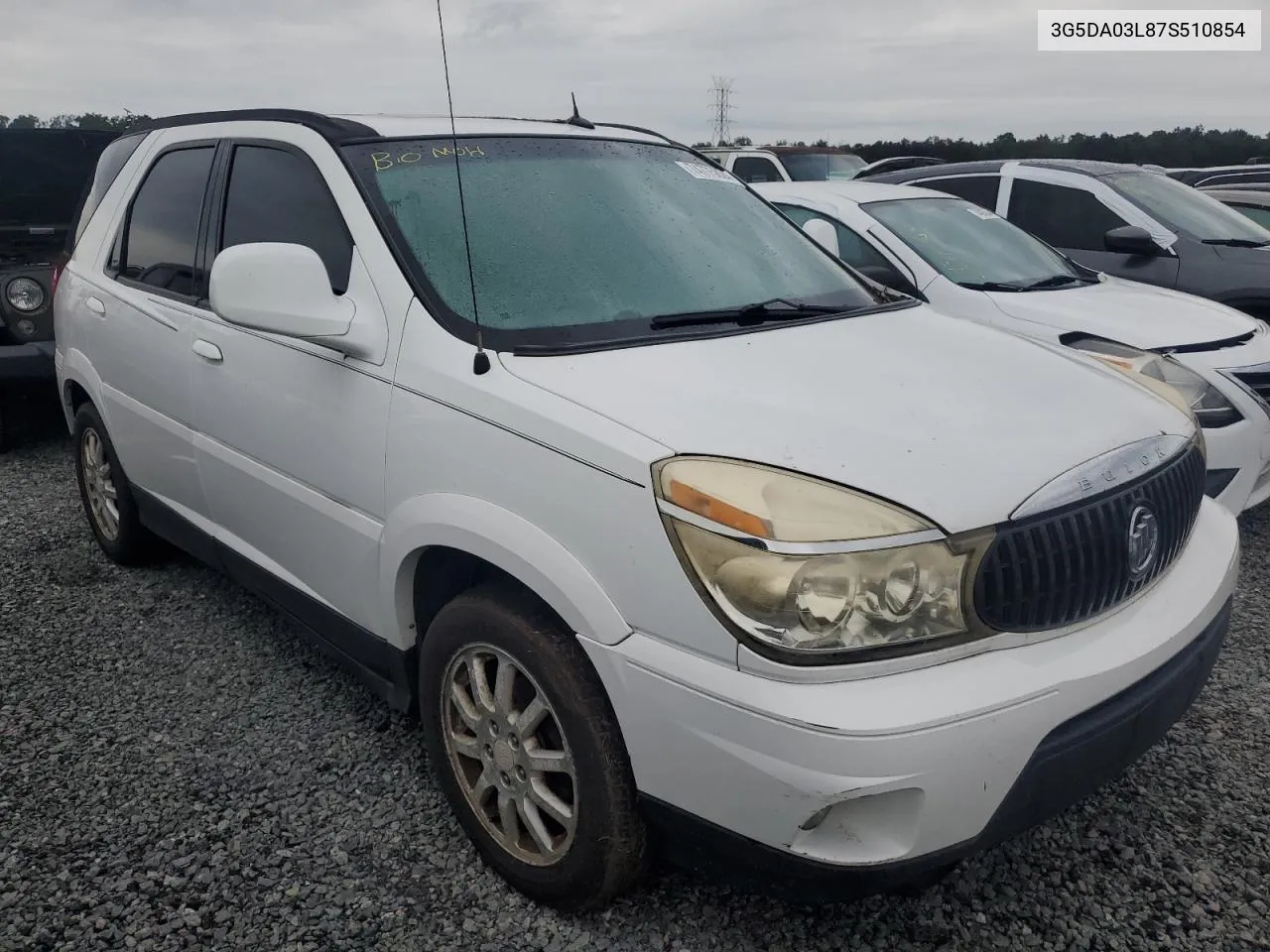 2007 Buick Rendezvous Cx VIN: 3G5DA03L87S510854 Lot: 74775024