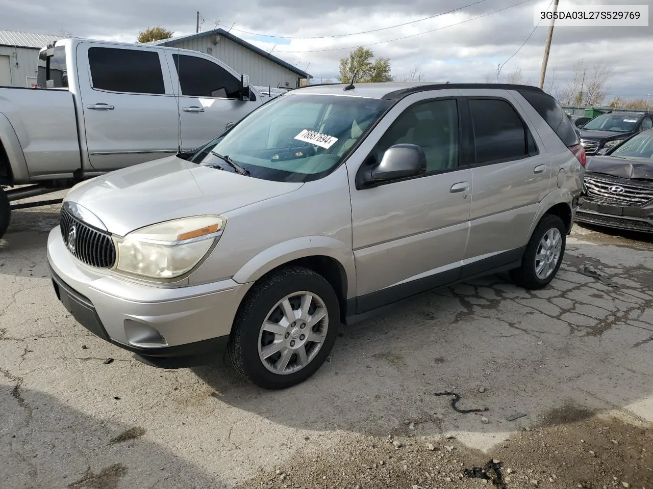 2007 Buick Rendezvous Cx VIN: 3G5DA03L27S529769 Lot: 78887694