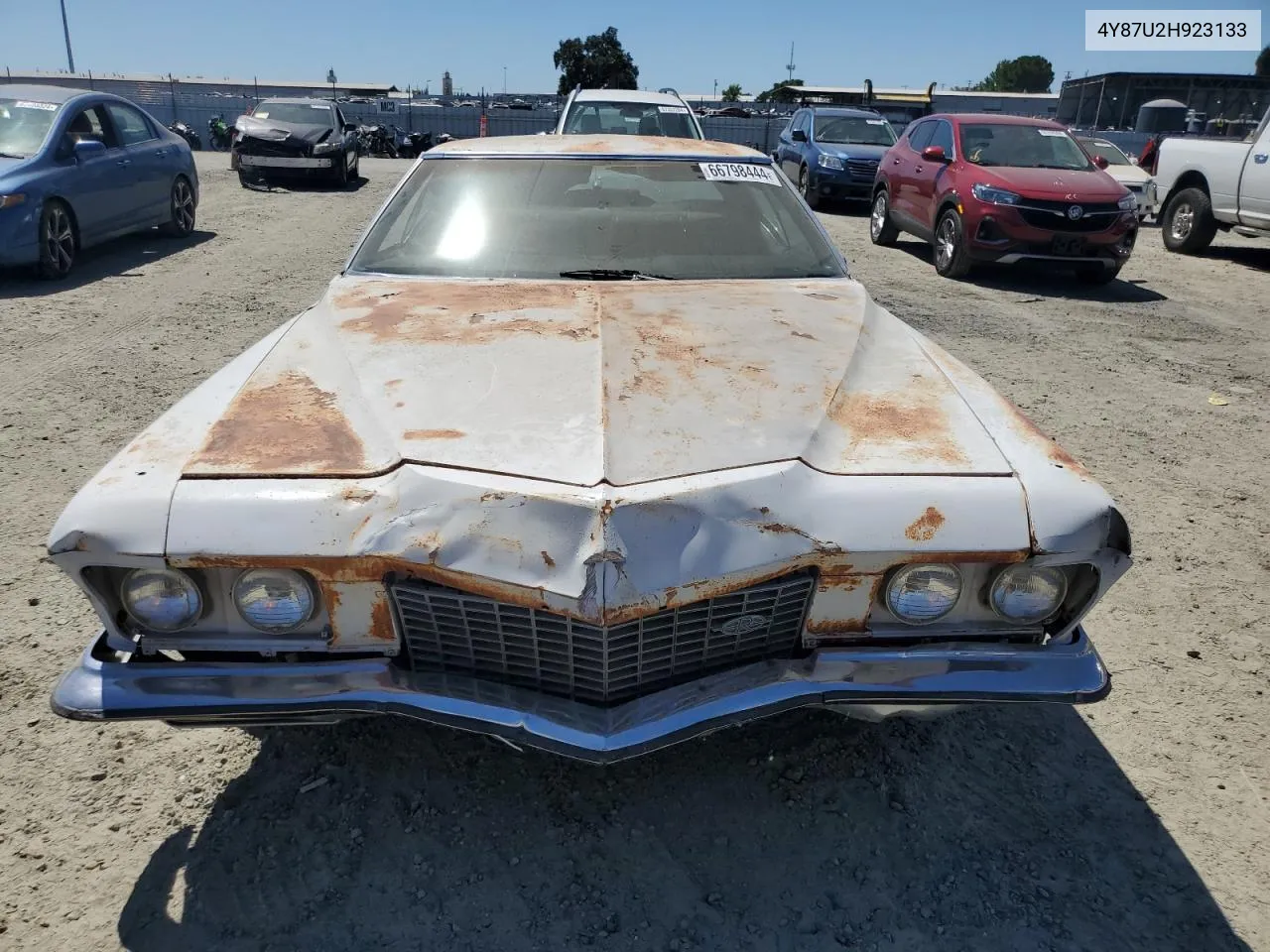 1972 Buick Riviera VIN: 4Y87U2H923133 Lot: 66798444