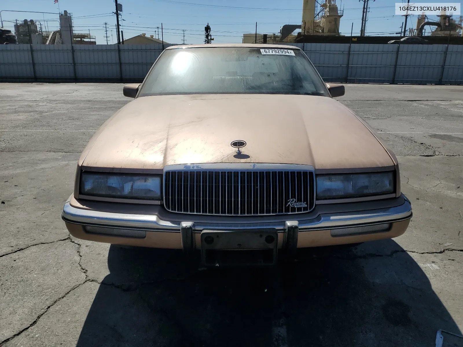 1990 Buick Riviera VIN: 1G4EZ13CXLU418176 Lot: 67792994