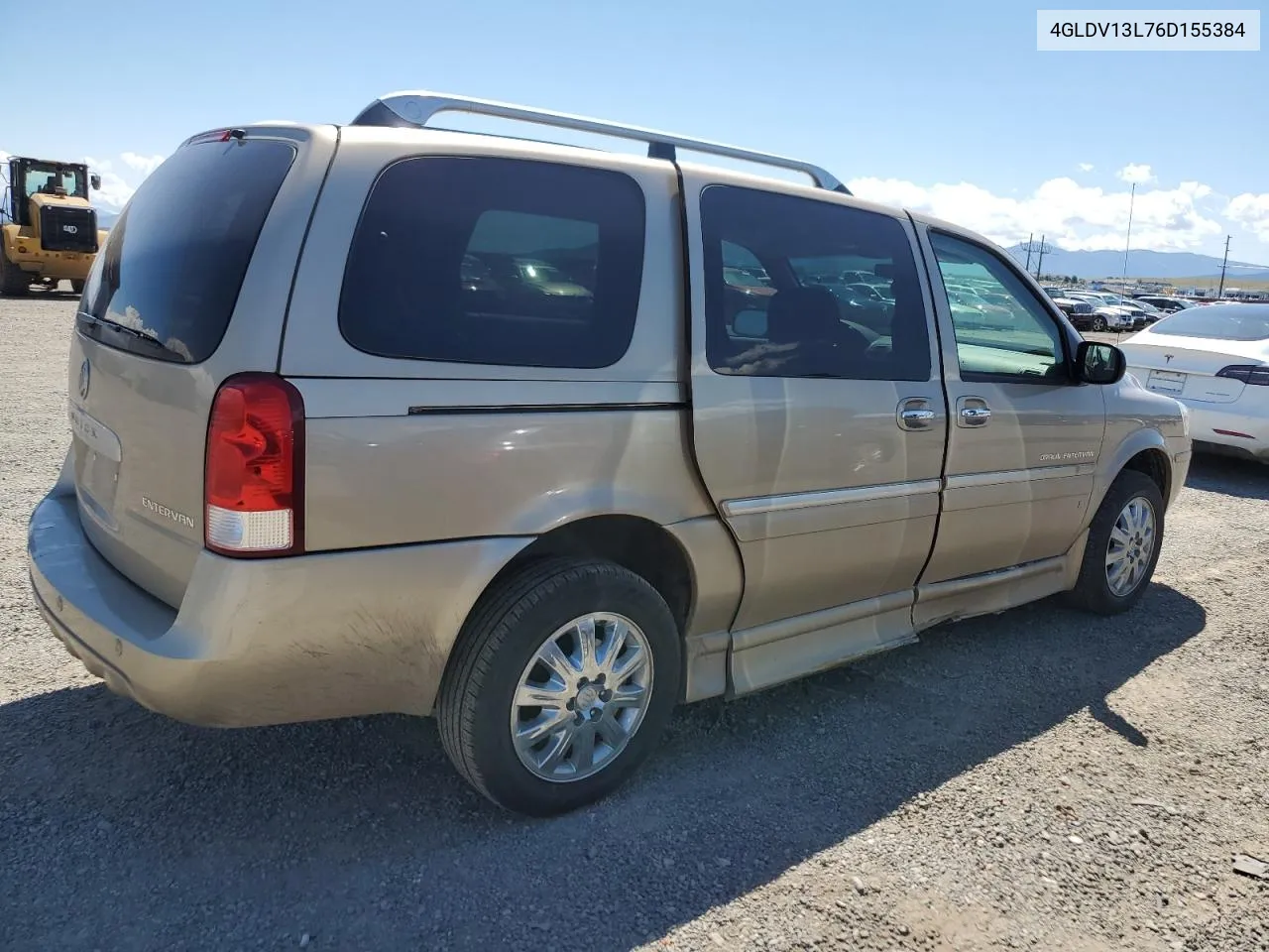 2006 Buick Terraza Incomplete VIN: 4GLDV13L76D155384 Lot: 59946014