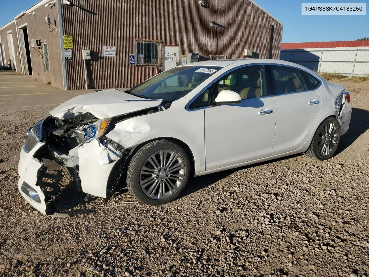 2012 Buick Verano VIN: 1G4PS5SK7C4183250 Lot: 72967354