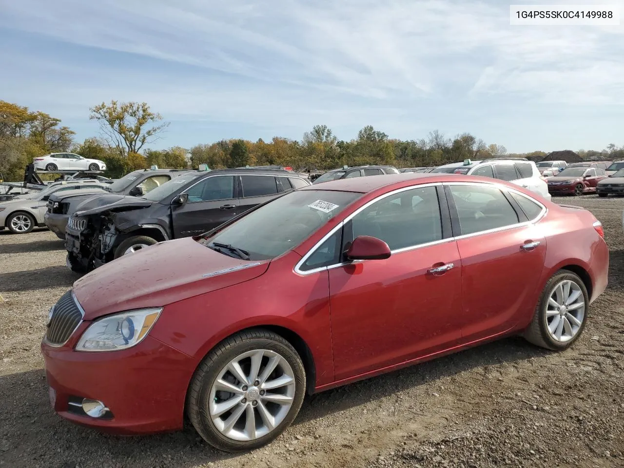 2012 Buick Verano VIN: 1G4PS5SK0C4149988 Lot: 76512384