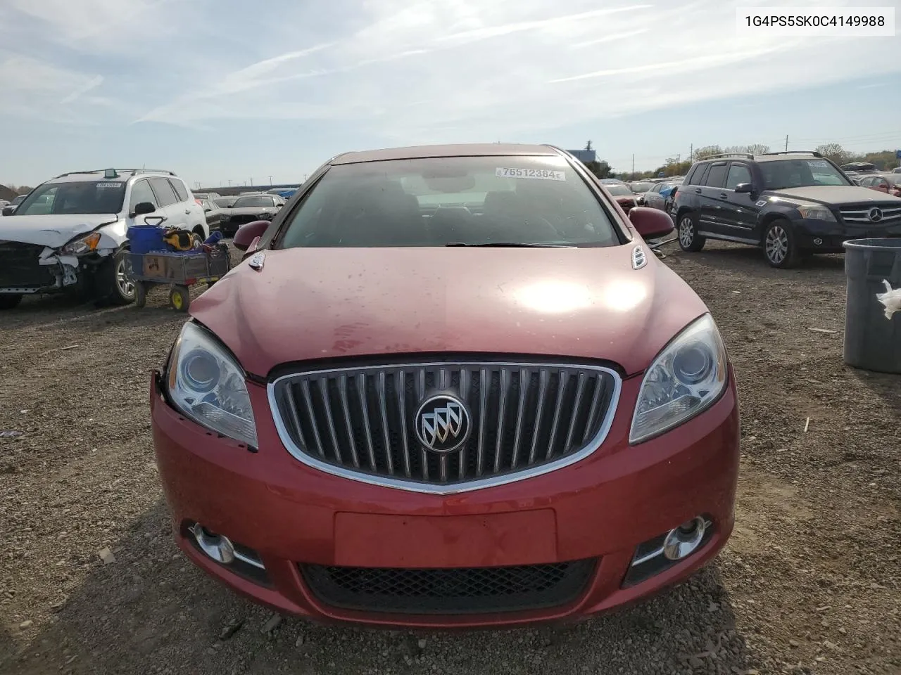 2012 Buick Verano VIN: 1G4PS5SK0C4149988 Lot: 76512384