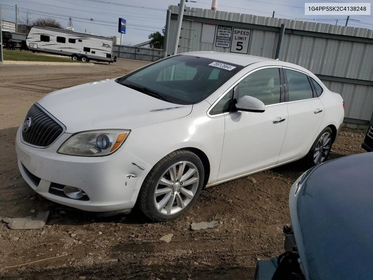 2012 Buick Verano VIN: 1G4PP5SK2C4138248 Lot: 78912864