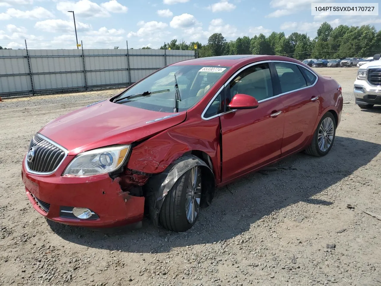 2013 Buick Verano Premium VIN: 1G4PT5SVXD4170727 Lot: 65330774