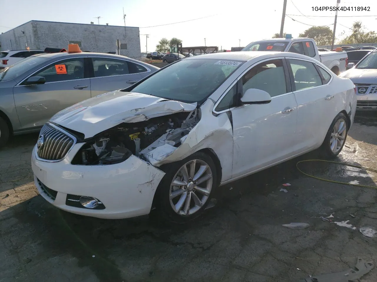 2013 Buick Verano VIN: 1G4PP5SK4D4118942 Lot: 74513574