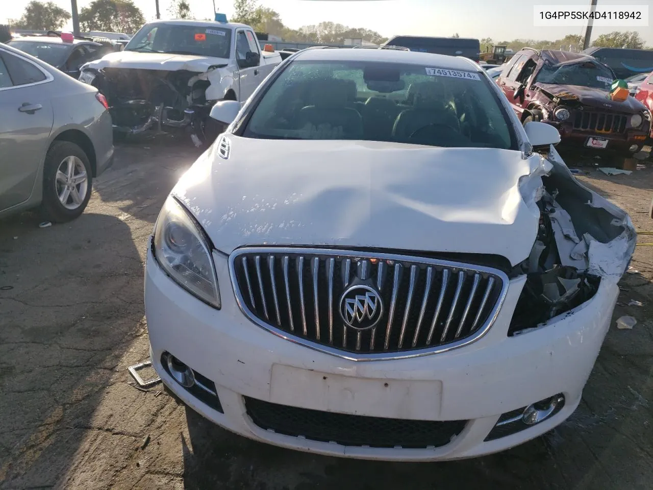 2013 Buick Verano VIN: 1G4PP5SK4D4118942 Lot: 74513574