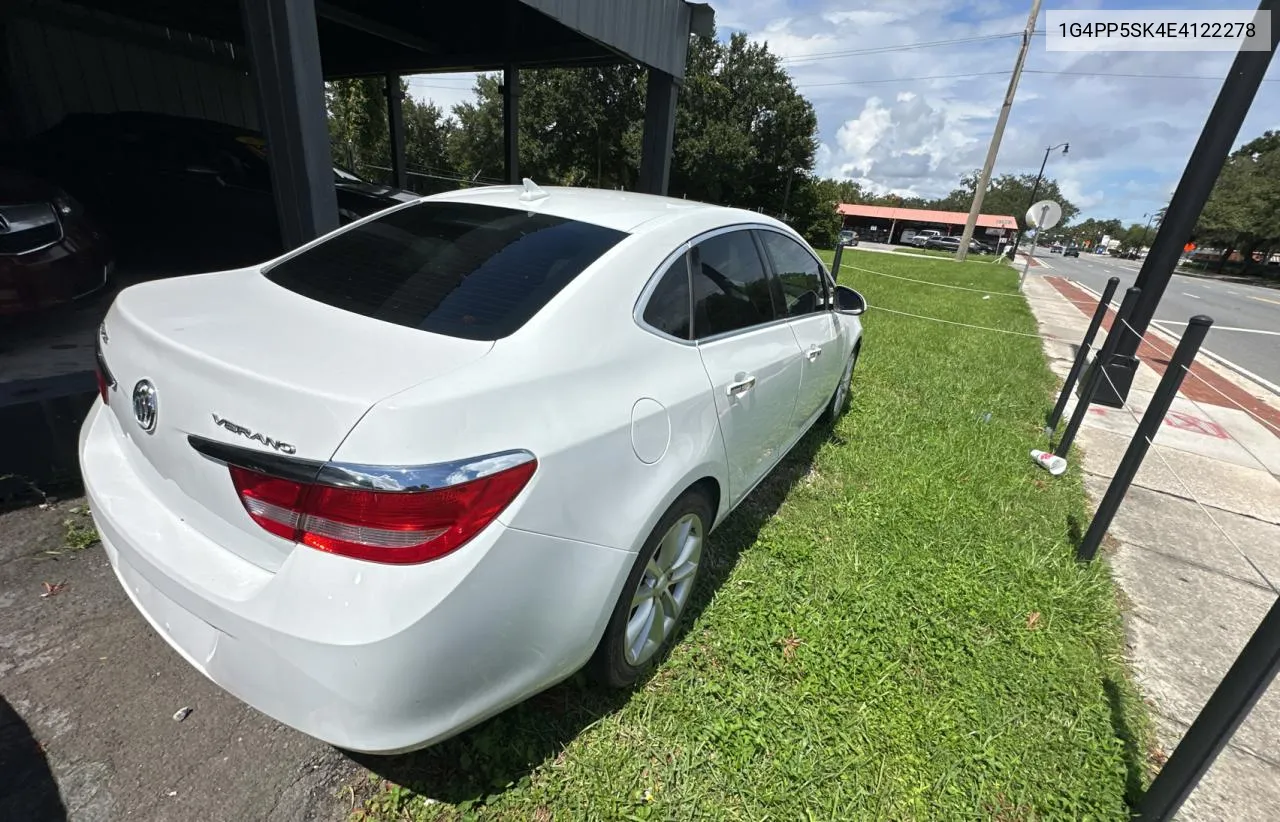 2014 Buick Verano VIN: 1G4PP5SK4E4122278 Lot: 71317934