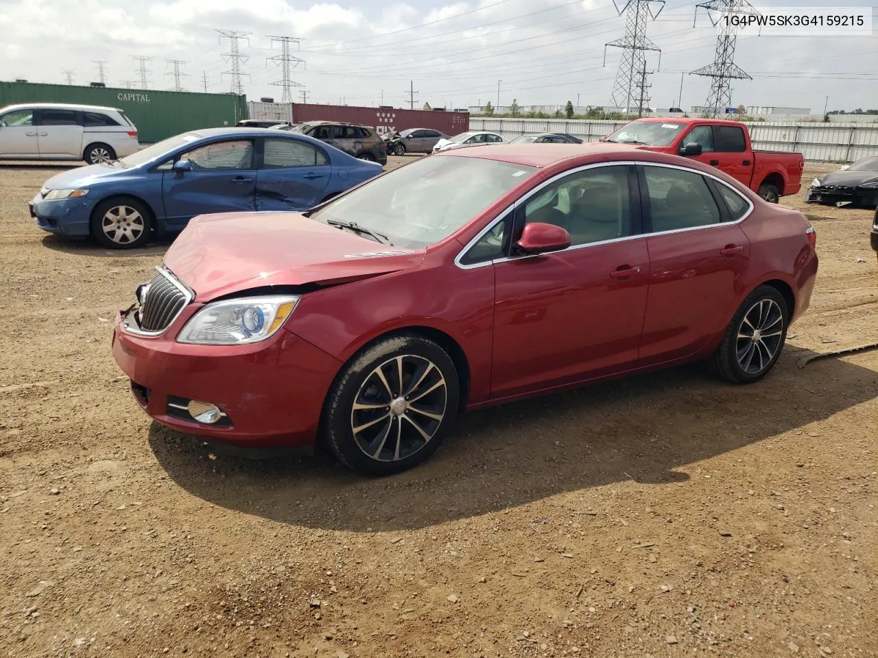 2016 Buick Verano Sport Touring VIN: 1G4PW5SK3G4159215 Lot: 69214224