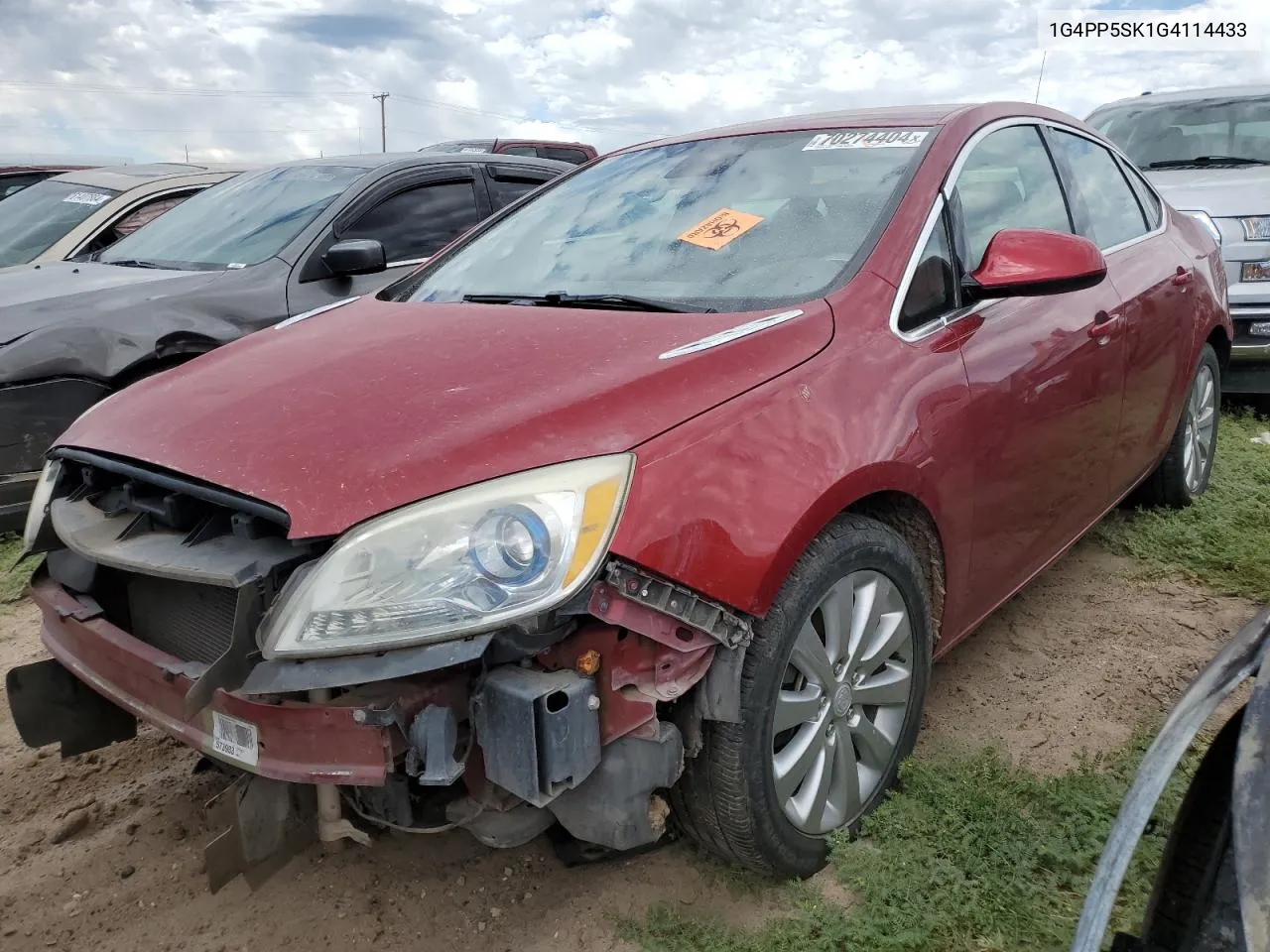 2016 Buick Verano VIN: 1G4PP5SK1G4114433 Lot: 70274404