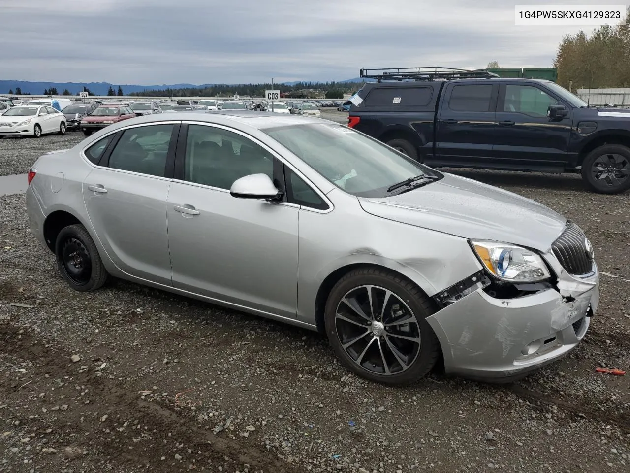 2016 Buick Verano Sport Touring VIN: 1G4PW5SKXG4129323 Lot: 73054354