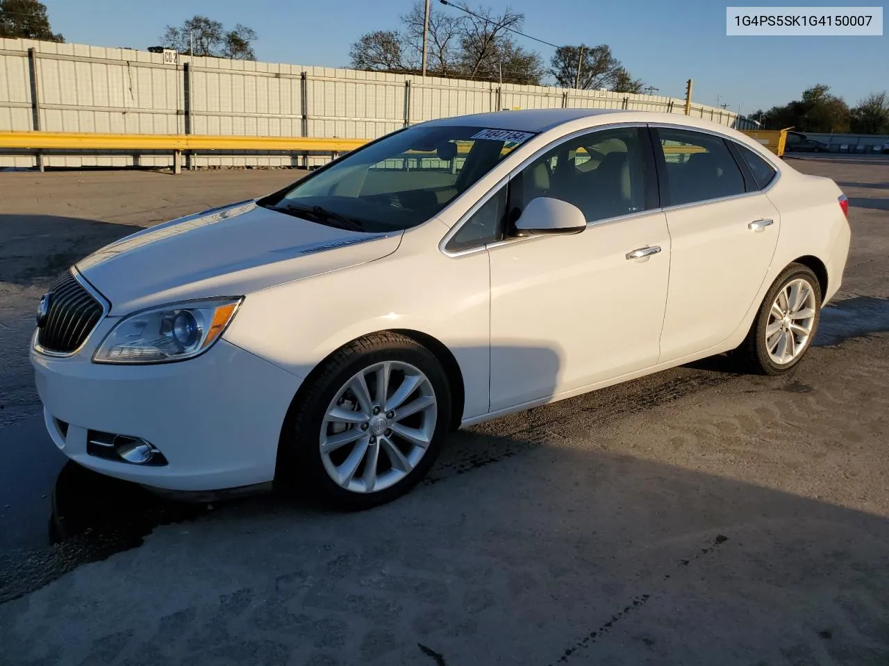 2016 Buick Verano VIN: 1G4PS5SK1G4150007 Lot: 74847154