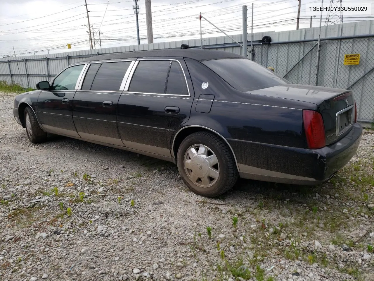 2003 Cadillac Professional Chassis VIN: 1GEEH90Y33U550029 Lot: 52968224