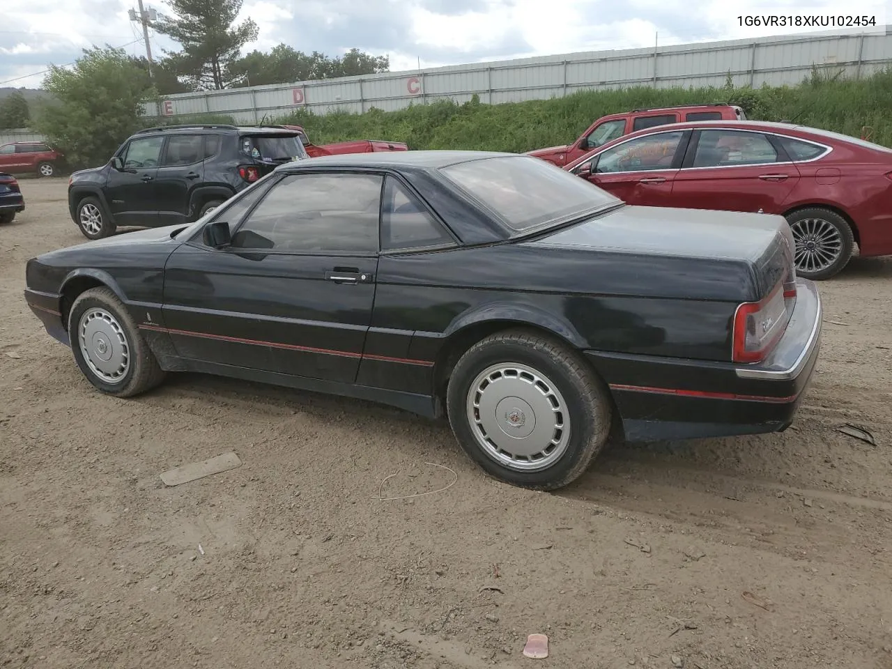 1989 Cadillac Allante VIN: 1G6VR318XKU102454 Lot: 57912574